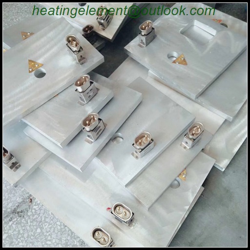 Aluminum heater plate cast electric heater