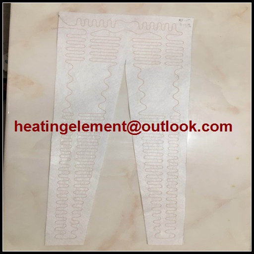 textile fabric heater element