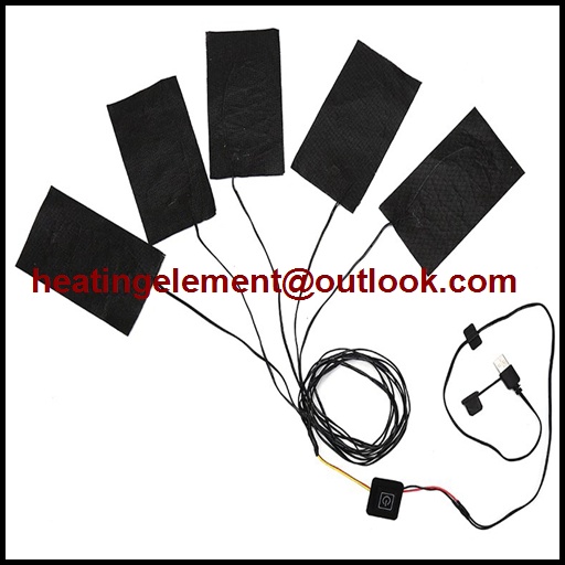 Fabric electric heating pad