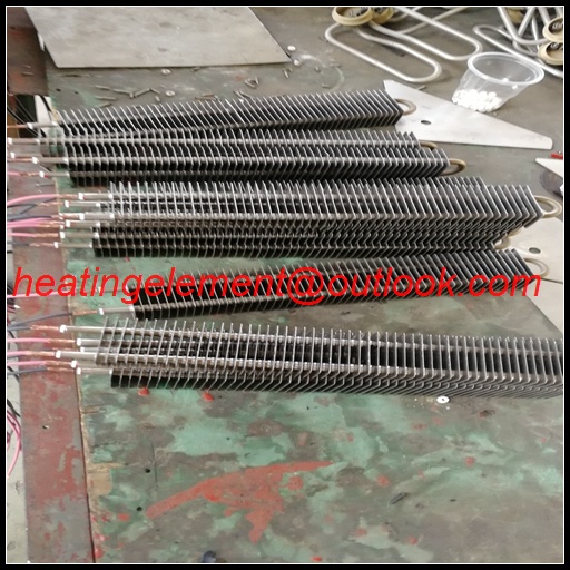 Fin heater element