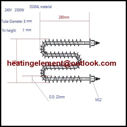 Air heater element