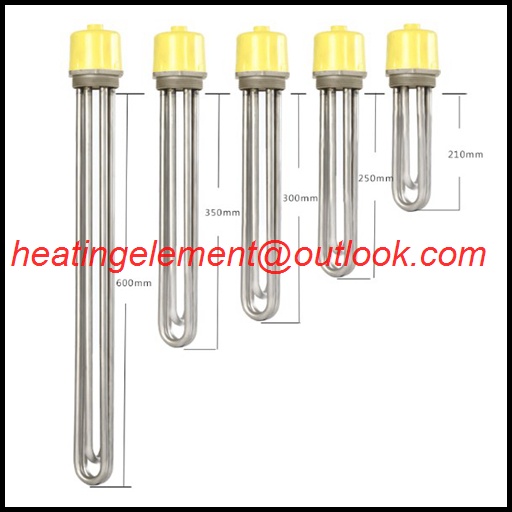 Immersion heating tube