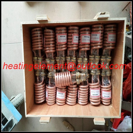 Immersion heating tube