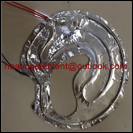 Aluminium foil heater for rice-cooker