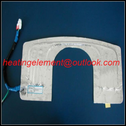 Massager heater heating element