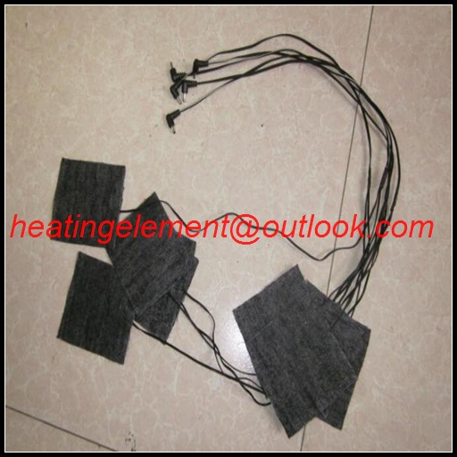 Electrically-heated clothing carbon fiber heating element