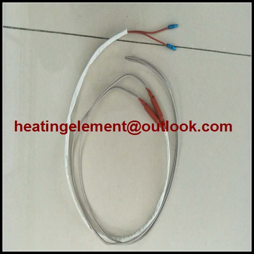 Copper wire braided silicone heating wire