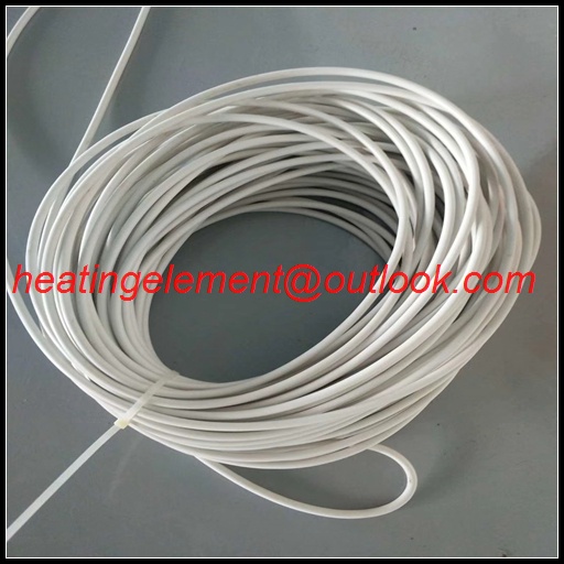 Glass fiber braided heating wire