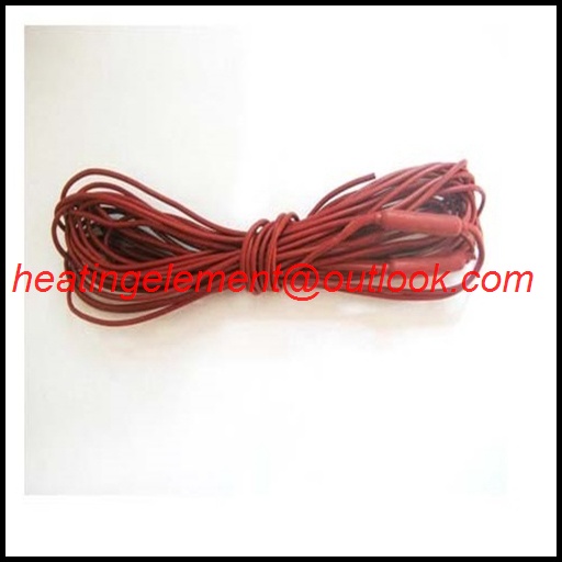 Refrigerator door frame heating cable