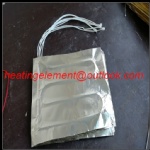 Waste container heater heating element