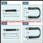 110v Industrial U W I stainless steel shape Finned Tubular Air Heater